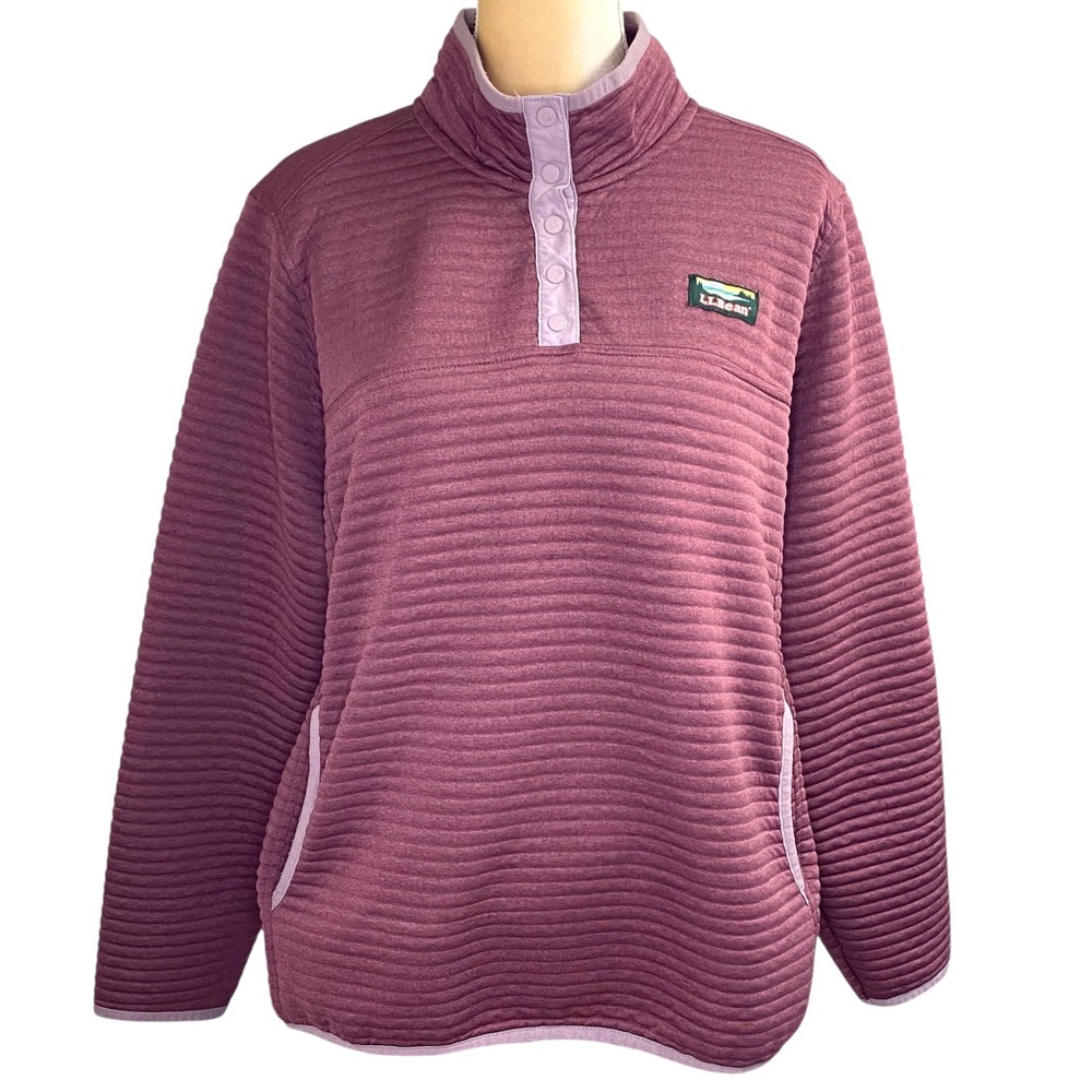 L.L. Bean Women’s Airtight Knit Pullover 2X - Picture 2 of 11